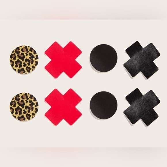 Women's Sexy Disposable Pasties Nipple Covers 8 Pairs - Picture 1 of 5